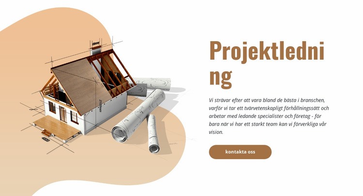 Byggprojektledning CSS -mall