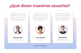 El Creador De Sitios Web Más Creativo Para Testimonios De Clientes Con Degradado