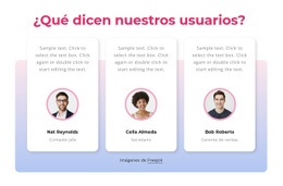 Testimonios De Clientes Con Degradado