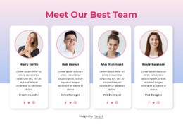 Meet Our Team Block