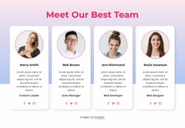 Meet our team block - Html Code Example by Nicepage