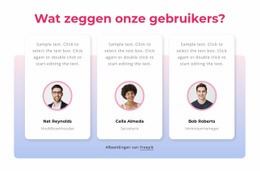 Meest Creatieve Websitebouwer Voor Getuigenissen Van Klanten Met Verloop