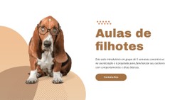 Treinamento Eficaz E Fácil De Filhotes Modelo De Site CSS