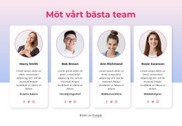 Möt Vårt Teamblock