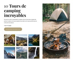 Des Excursions De Camping Incroyables - Conception De Sites Web Personnalisés