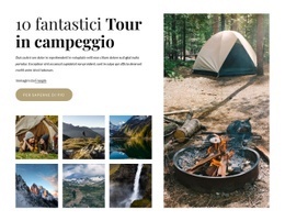 Incredibili Tour In Campeggio - Progettazione Di Siti Web Personalizzati