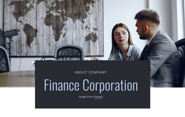 Finance Corporation - HTML5 Template