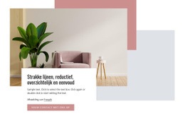 Strakke Lijnen En Eenvoud Html5 Responsieve Sjabloon