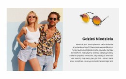 Wyjątkowa Kolekcja Okularów Przeciwsłonecznych - Responsywny Projekt Strony Internetowej