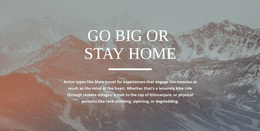 Custom Designed Adventures - Responsive Website Design