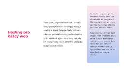 Text S Přechodem – Bezplatné Šablony