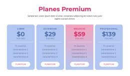 Planes De Hosting Premium - Creador De Sitios Web