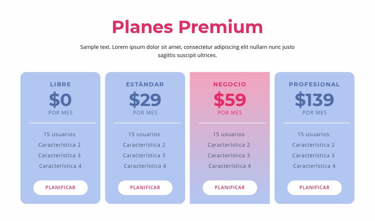 Planes de hosting premium Diseño de páginas web