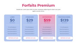 Processus De Conception Pour Forfaits D'Hébergement Premium