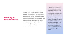 Text with gradient - HTML5 Template by Nicepage