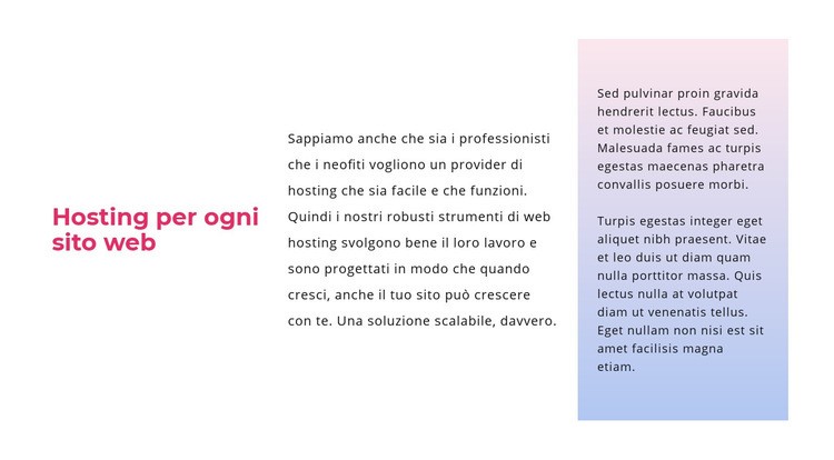 Testo con gradiente Costruttore di siti web HTML