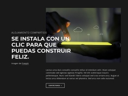 Maqueta De Sitio Web Multipropósito Para Servidores En La Nube