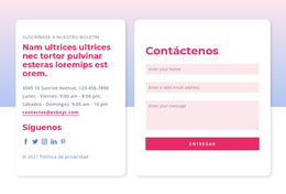 Formulario De Contacto Con Degradado #Website-Templates-Es-Seo-One-Item-Suffix