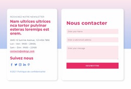 Formulaire De Contact Avec Dégradé - HTML Ide