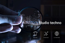 Studio De Technologie Et D'Équipement – Modèles De Conception De Sites Web