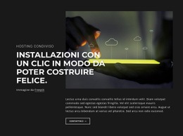 Server Cloud - Pagina Di Destinazione Reattiva