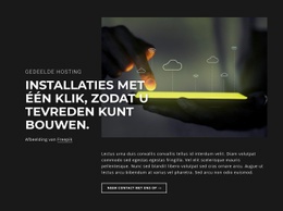 Cloudservers Website-Ontwerp