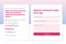 Contactformulier Met Verloop - Joomla-Sjabloon 2024