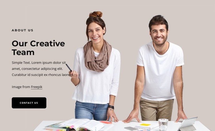 Boutique creative studio CSS Template
