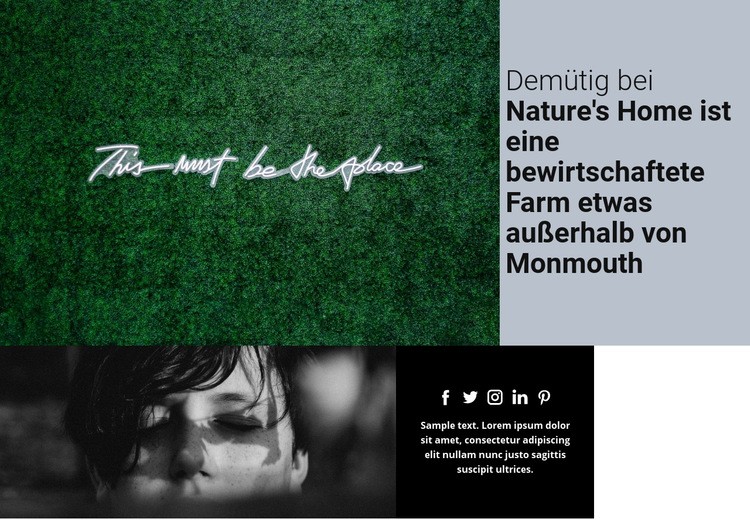 Naturblick HTML Website Builder