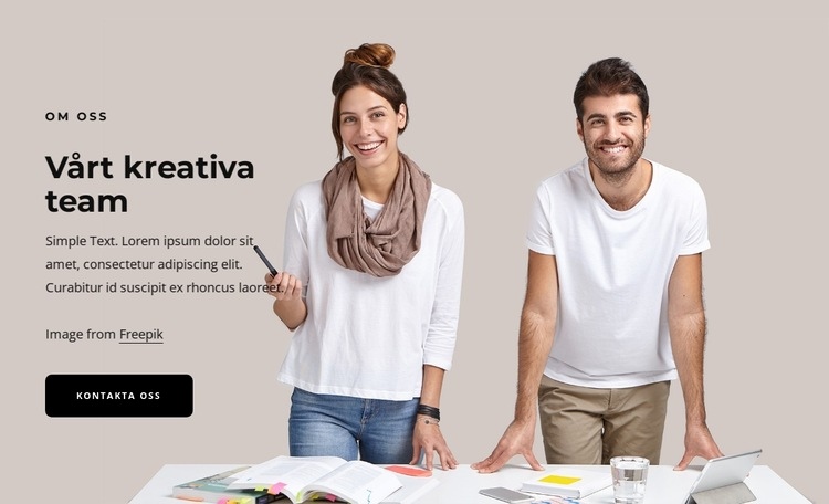 Boutique kreativ studio HTML-mall