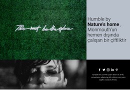 Doğa Manzarası Için Önyükleme HTML'Si