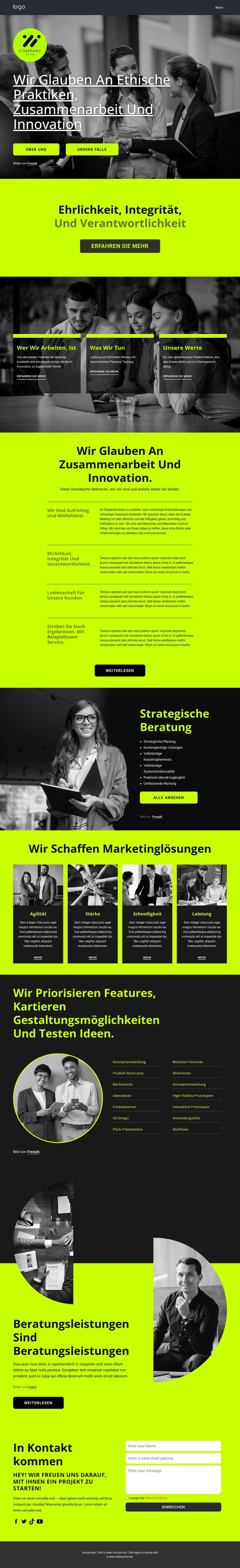 Preisgekröntes Unternehmen WordPress-Theme