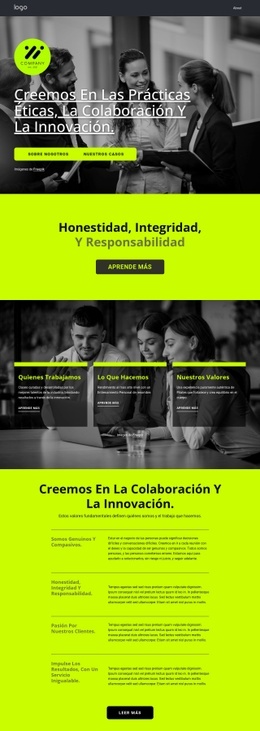 Diseño De Sitio Web Multipropósito Para Empresa Premiada