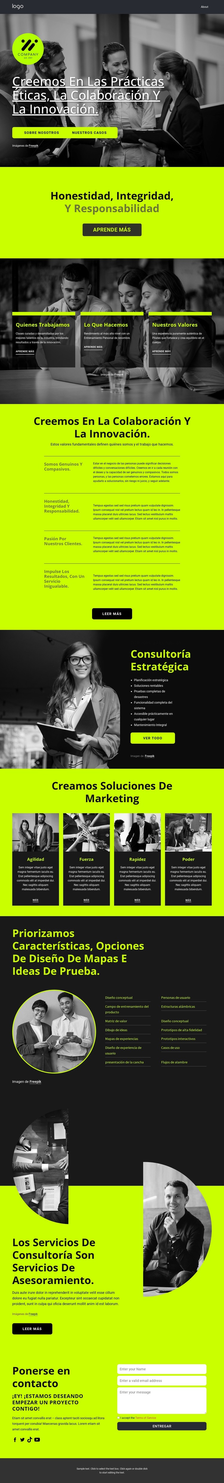 empresa premiada Plantilla HTML