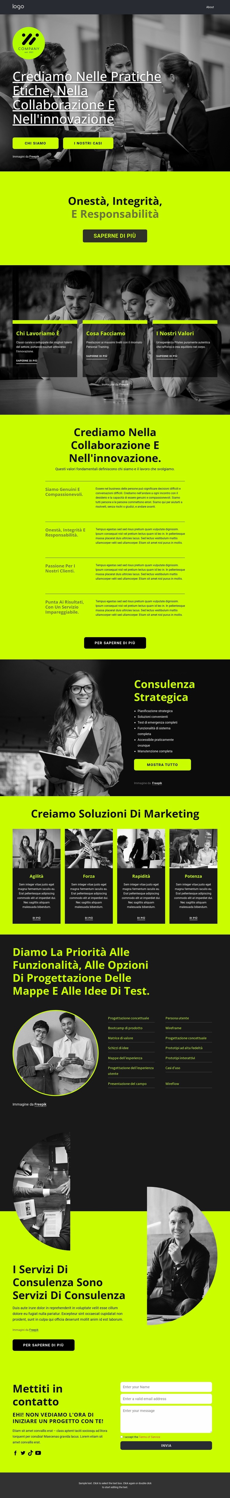 Azienda premiata Modello Joomla