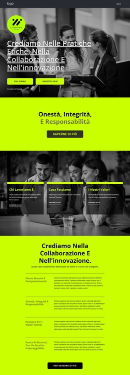 Azienda Premiata - Tema WordPress Personalizzato