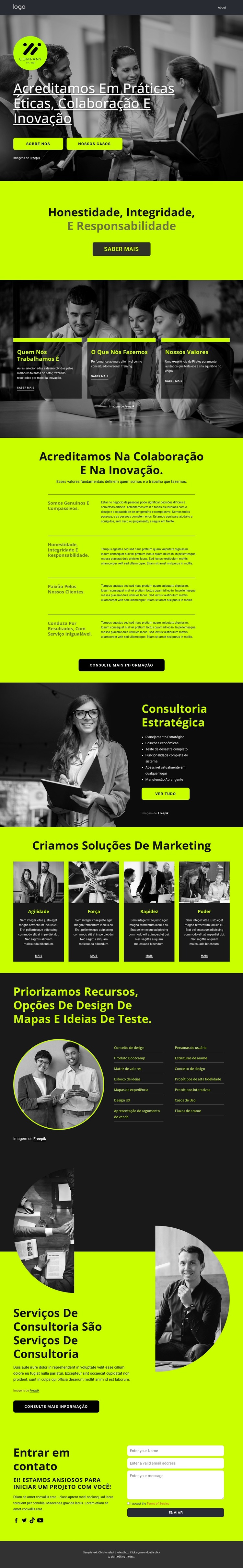 Empresa premiada Modelo HTML