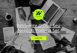 Oferecemos Serviços De Consultoria Premium - Modelo HTML5