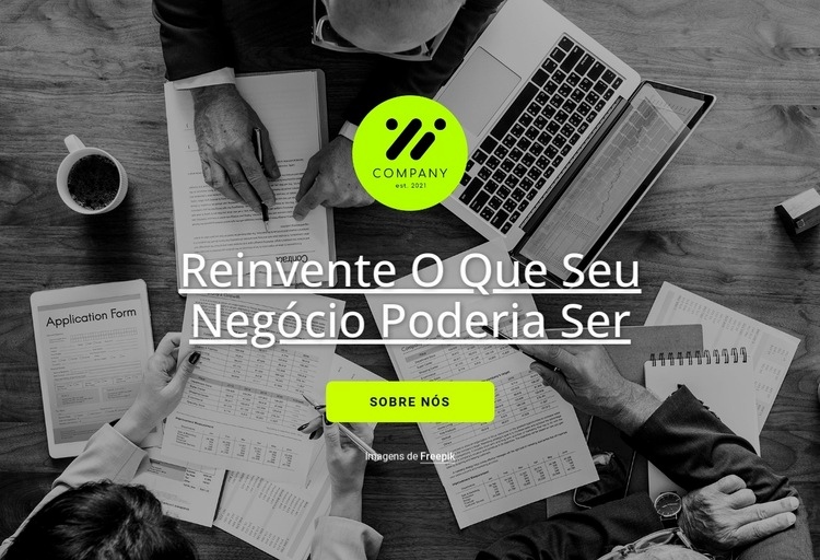 Oferecemos serviços de consultoria premium Modelo de uma página