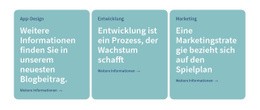 3 Spalten Mit Text - Landingpage-Inspiration