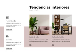 Tendencias Interiores - Maqueta De Diseño Web