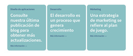 Sitio De WordPress Para 3 Columnas Con Texto