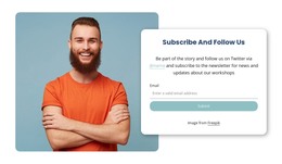 Subscribe To Us - Responsive HTML5
