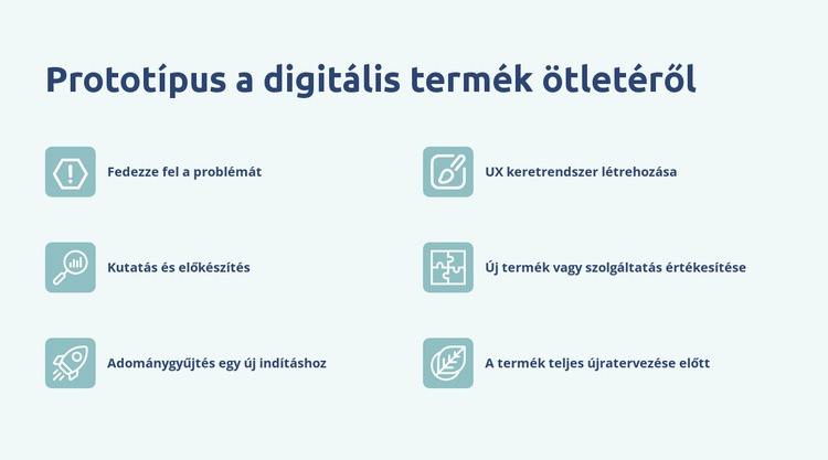 Digitális termék prototípus készítése Sablon