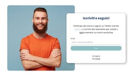 Iscriviti A Noi - Modello HTML5 Reattivo