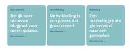 3 Kolommen Met Tekst - HTML-Bestemmingspagina