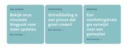 3 Kolommen Met Tekst - Moderne HTML5-Sjabloon