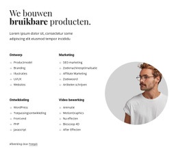 Geweldige HTML5-Sjabloon Voor We Bouwen Geweldige Producten