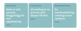 Gratis Webbdesign För 3 Kolumner Med Text