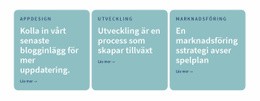 3 Kolumner Med Text - Bästa Webbplatsmallen